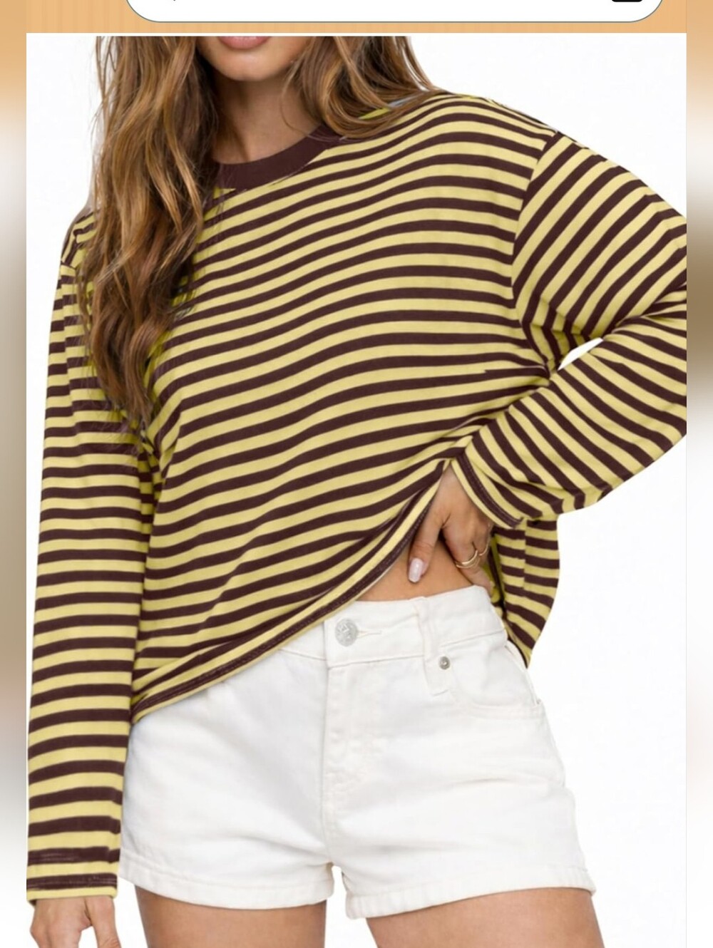 Women's Y2k Striped Crop Top